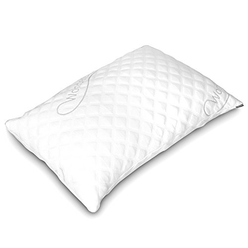 Luxury Queen Size Memory Foam Pillow with Cooling Bamboo Cover